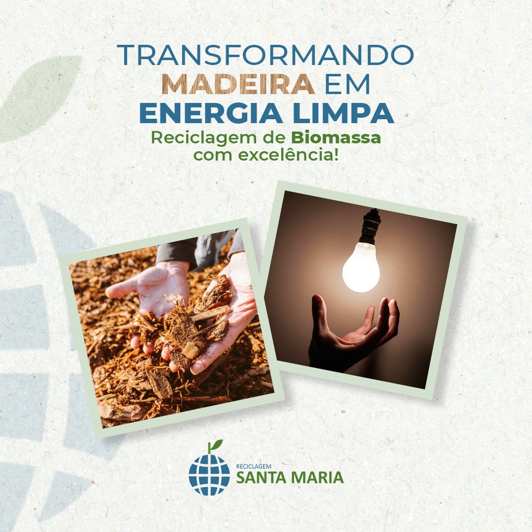 Transformando madeira em energia limpa: Reciclagem de biomassa com excelência