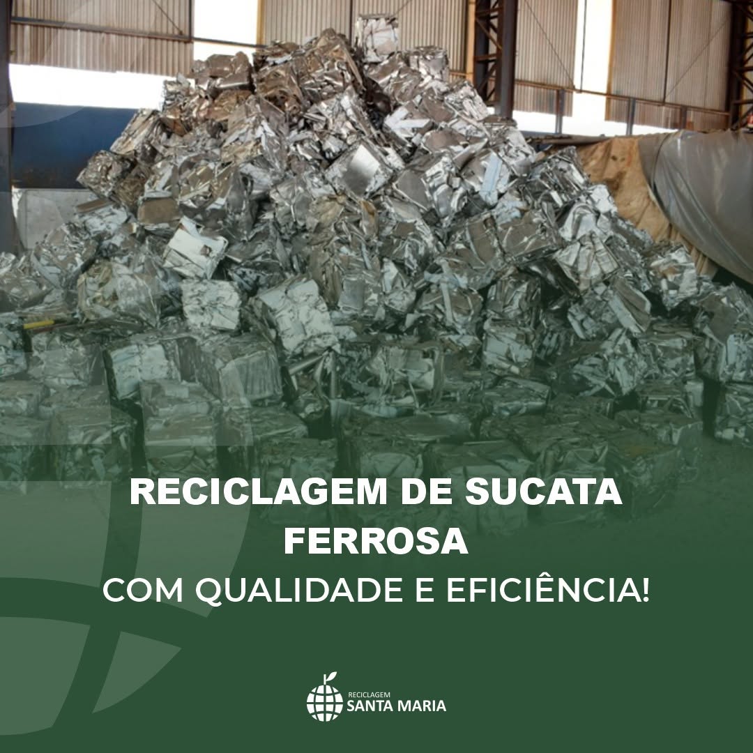 Reciclagem de sucata ferrosa com qualidade e eficiência!